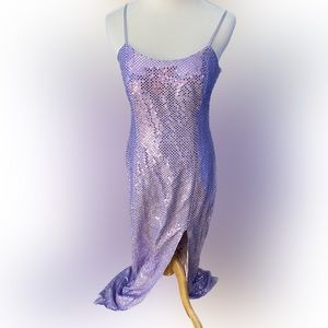 Roberta Bridal Purple Sequin Prom Dress (11/12)